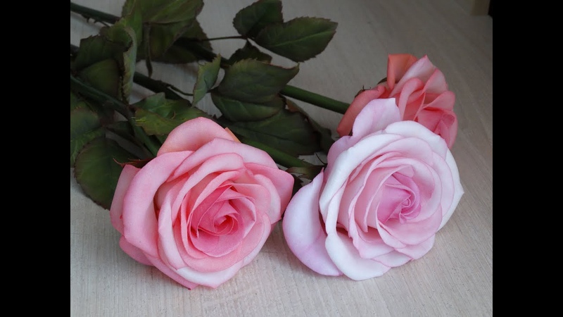 Роза из фоамирана