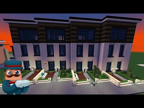 Minecraft Wohnhaussiedlung