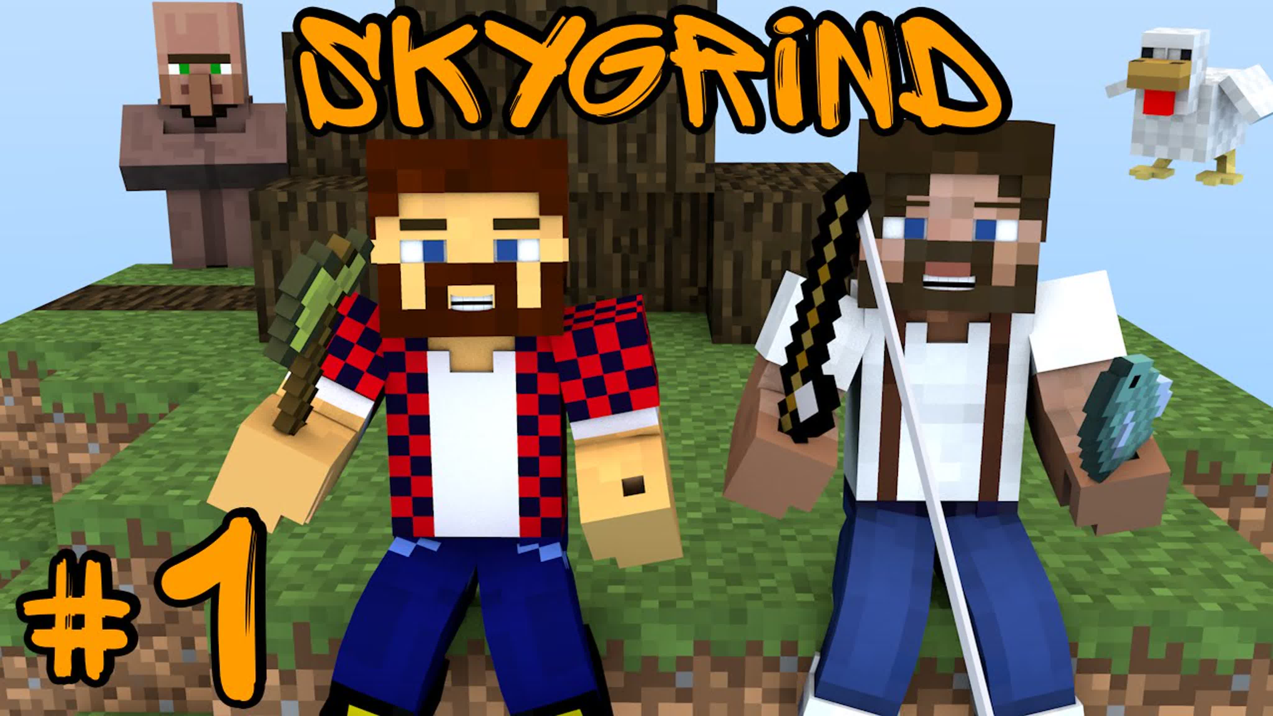 Minecraft Выживание на острове | SkyGrind
