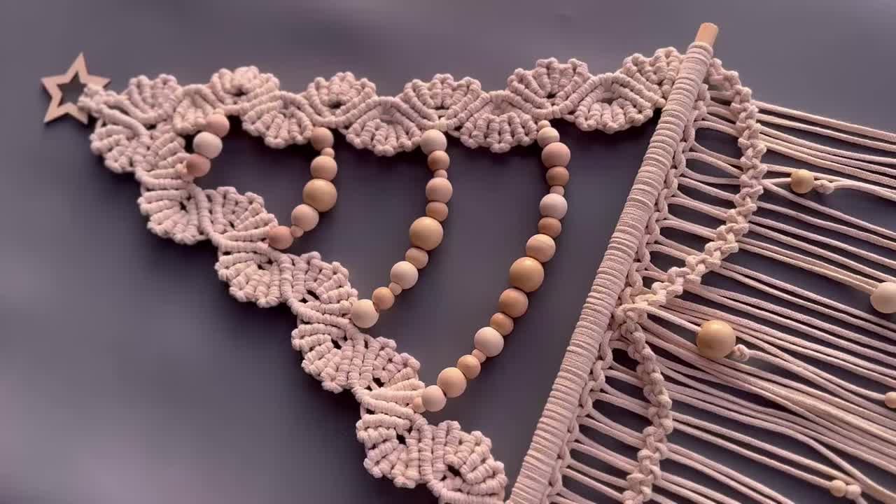 Макраме на Новый год и Рождество.