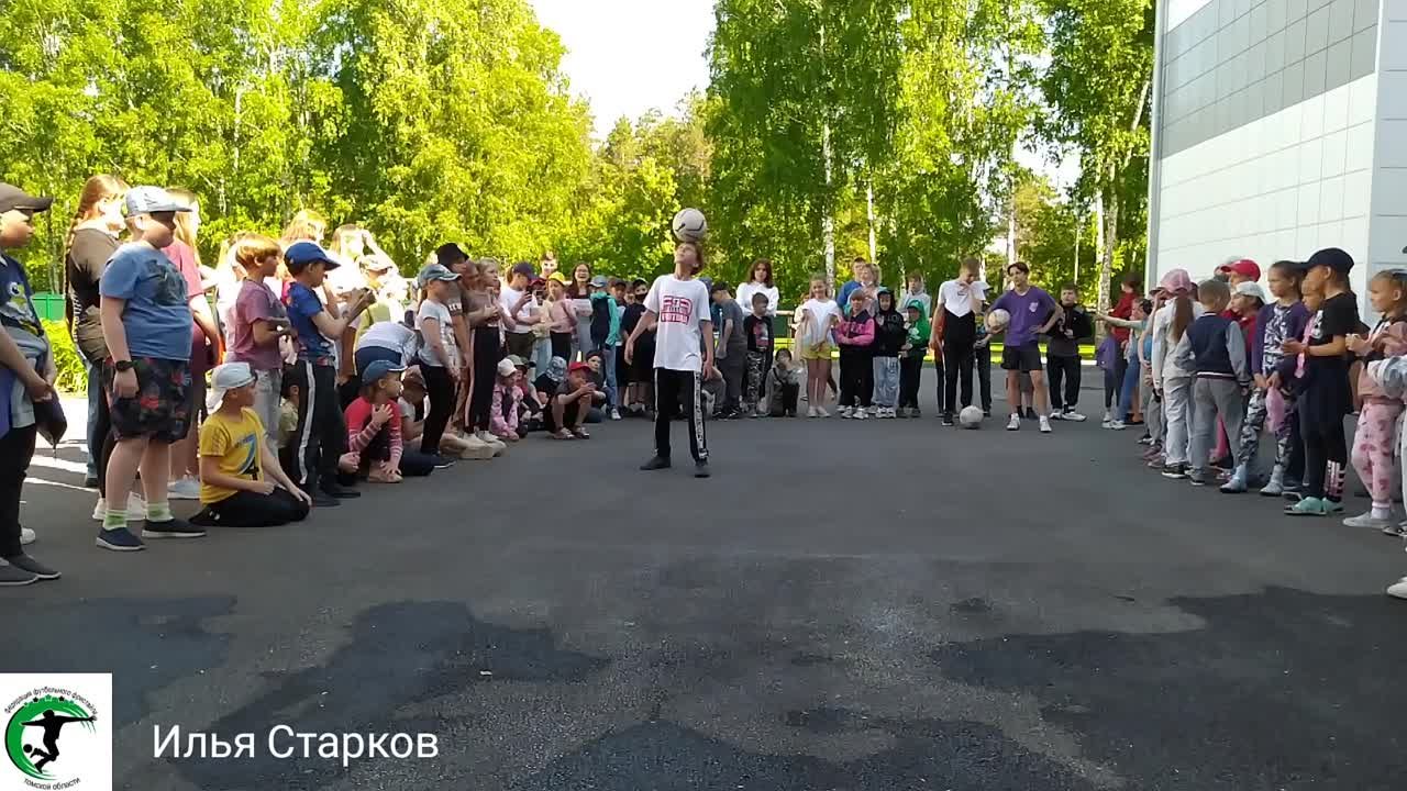 Первый в Томске турнир по футбольному фристайлу