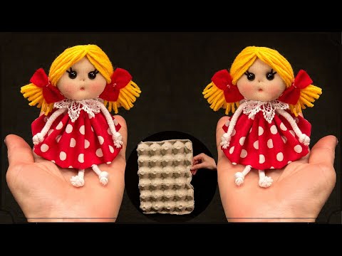 Ватная игрушка на ёлку