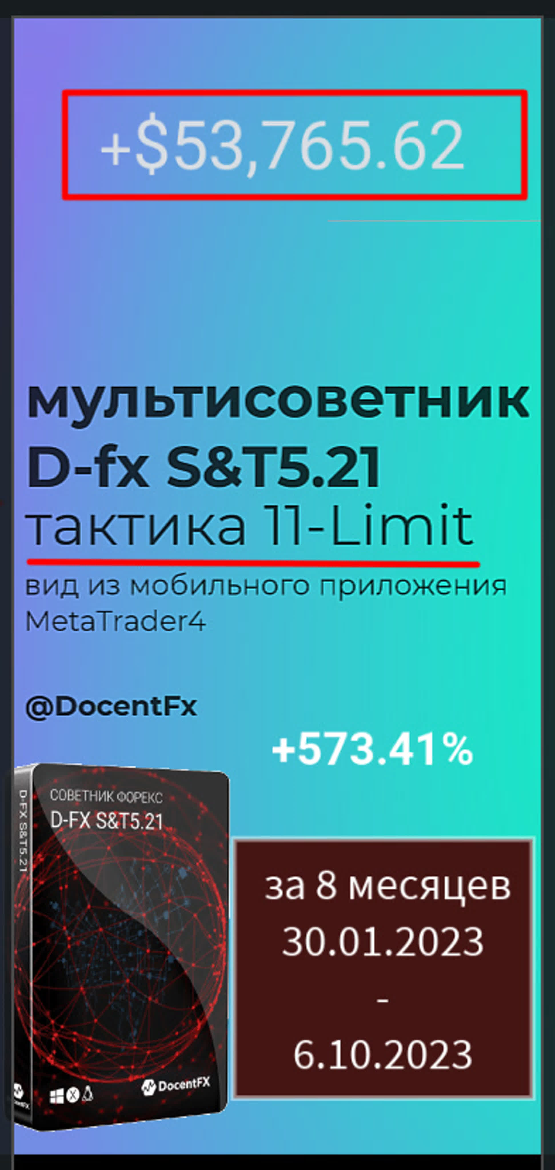 Советник форекс «D-FX S&T 5.21»