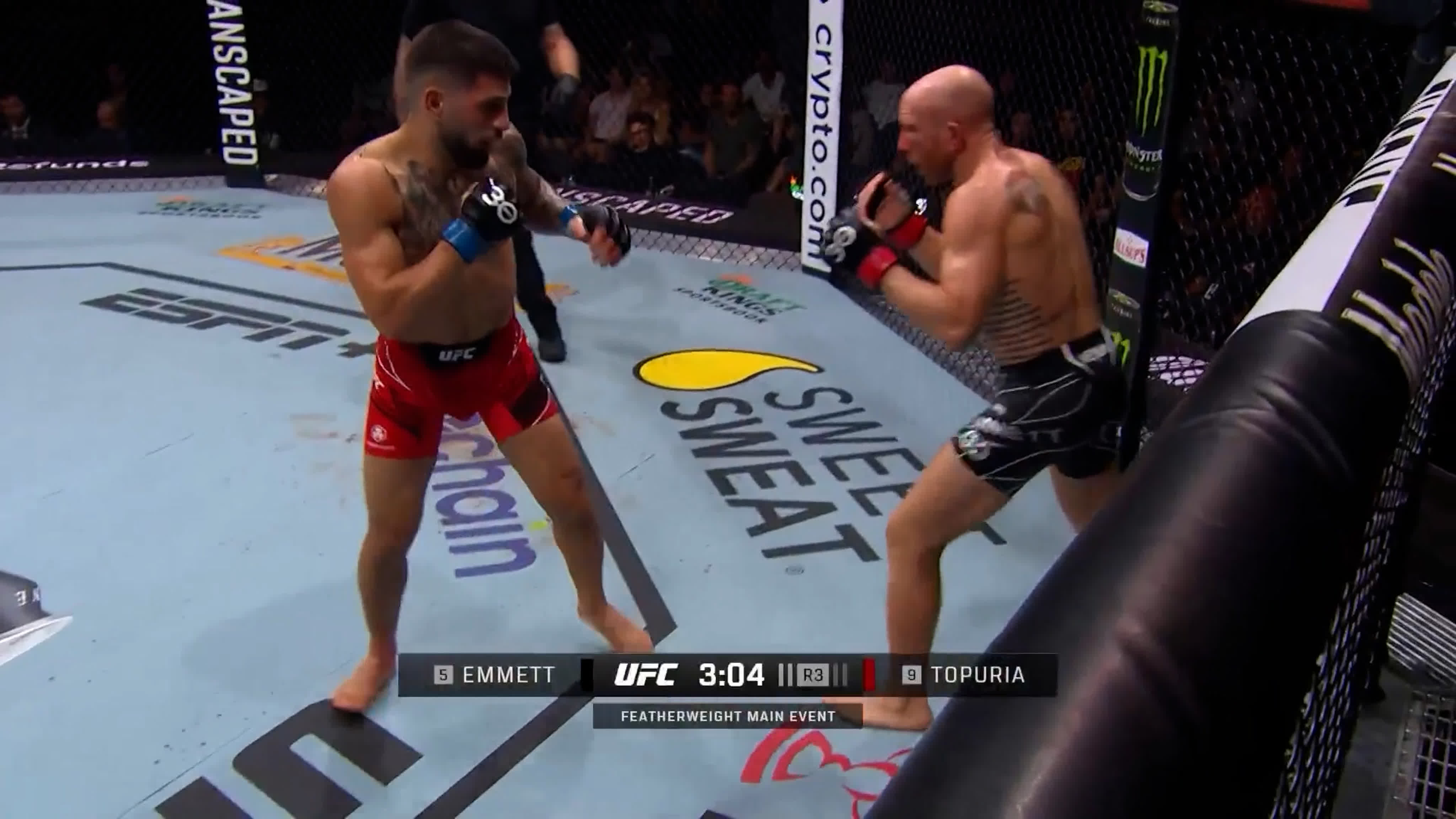 UFC Джексонвилл: Эмметт vs Топурия