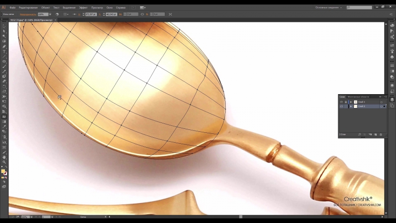 📹 ADOBE ILLUSTRATOR. ИНТЕНСИВ ПО ВЕКТОРНОМУ ФОТОРЕАЛИЗМУ - АНДРЕЙ ПАНЧЕНКО, БОРИС ПОТАШНИК, CREATIVSHIK