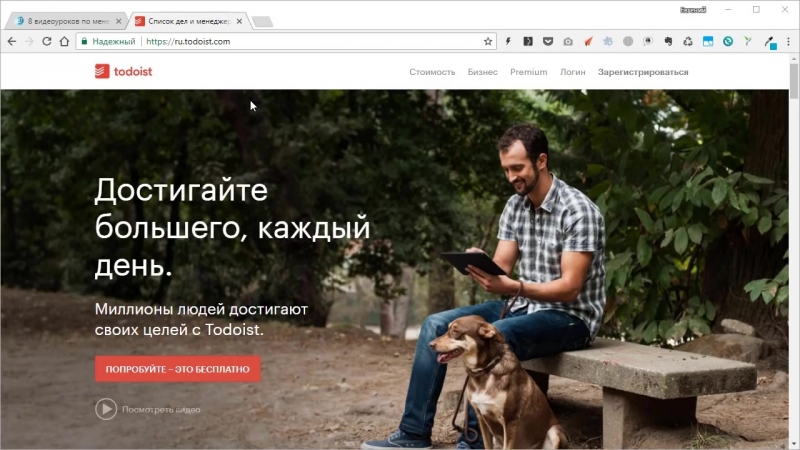 Todoist. 10 уроков по менеджеру задач. (Евгения Попова)
