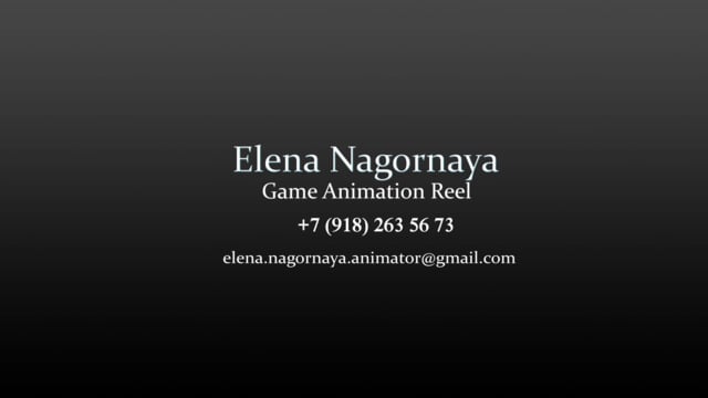 Animation Reel