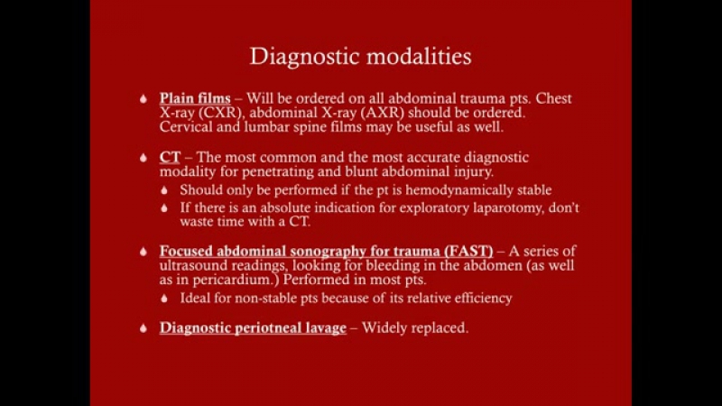 Paul Bolin - Crash! USMLE Step 2 & 3 - [Surgery] - Trauma Surgery