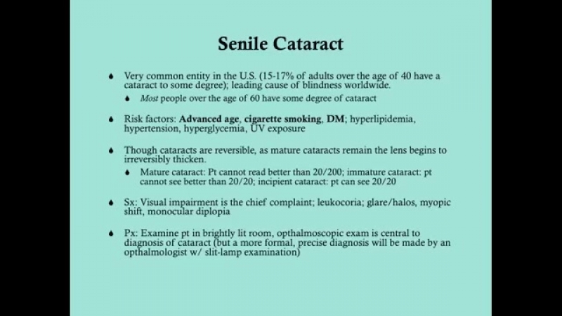 Paul Bolin - Crash! USMLE Step 2 & 3 - [Medicine] - Ophthalmology