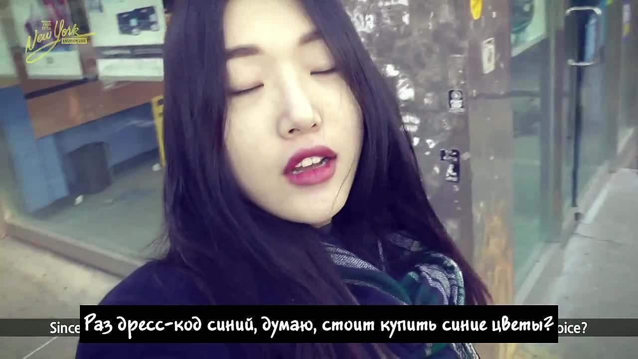 [rus sub] Model Sora's New York Fashion Life