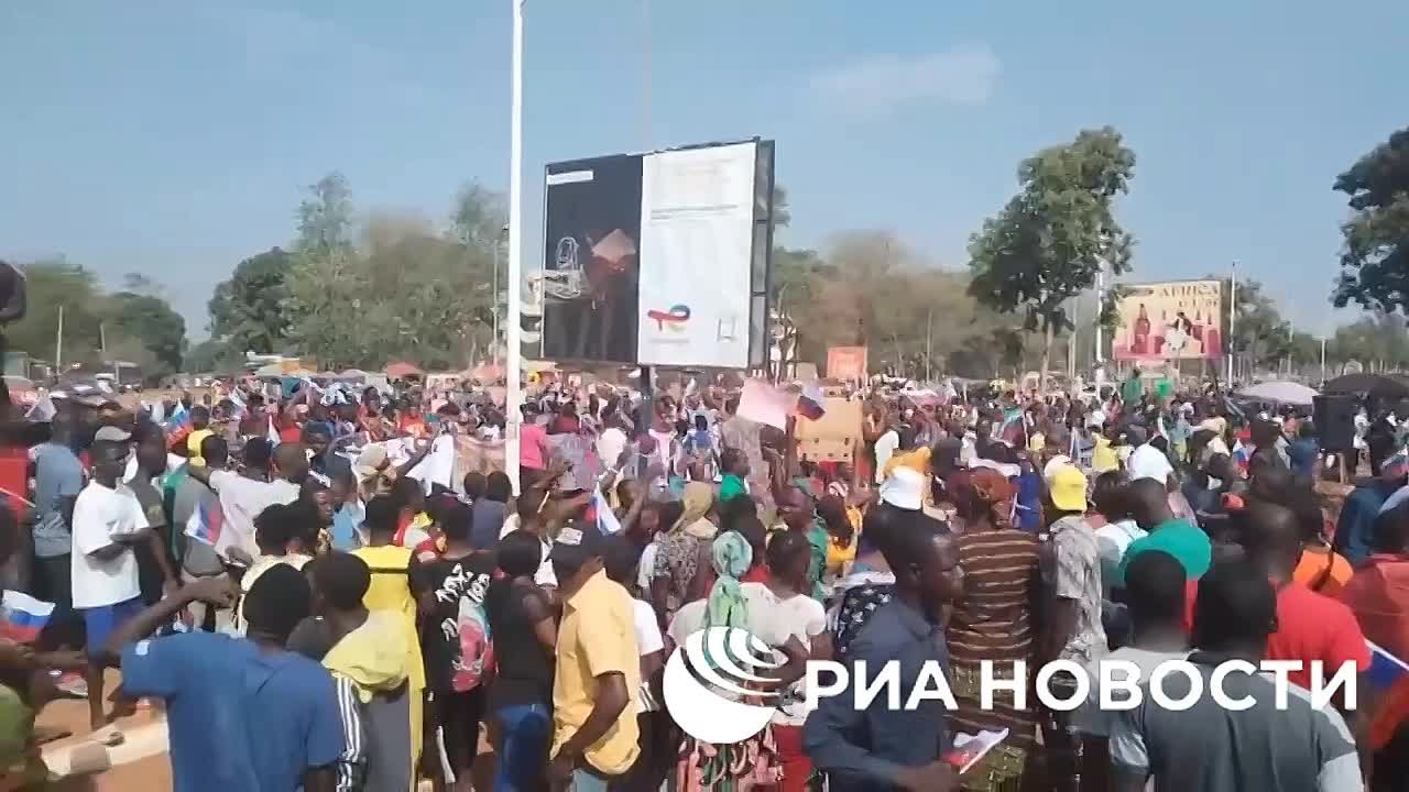 Apoyos a Rusia en la calle