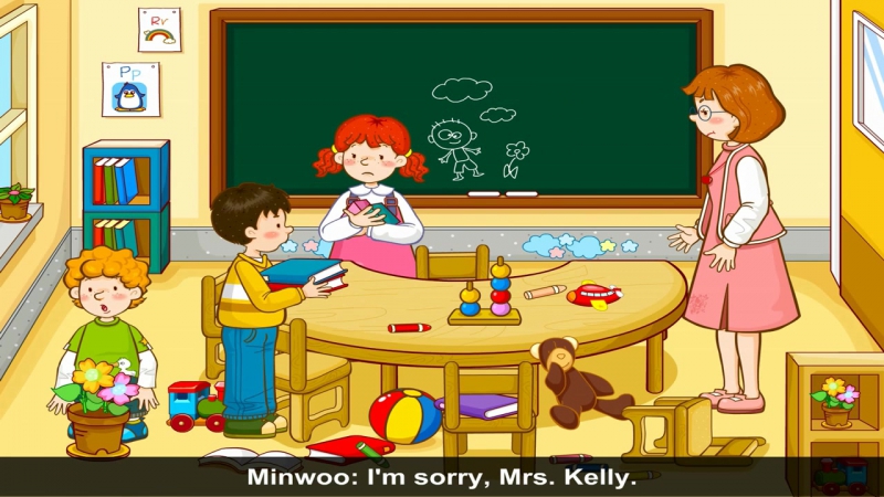 Обучающие мультфильмы_ Mrs. Kelly's Class  - By Little Fox