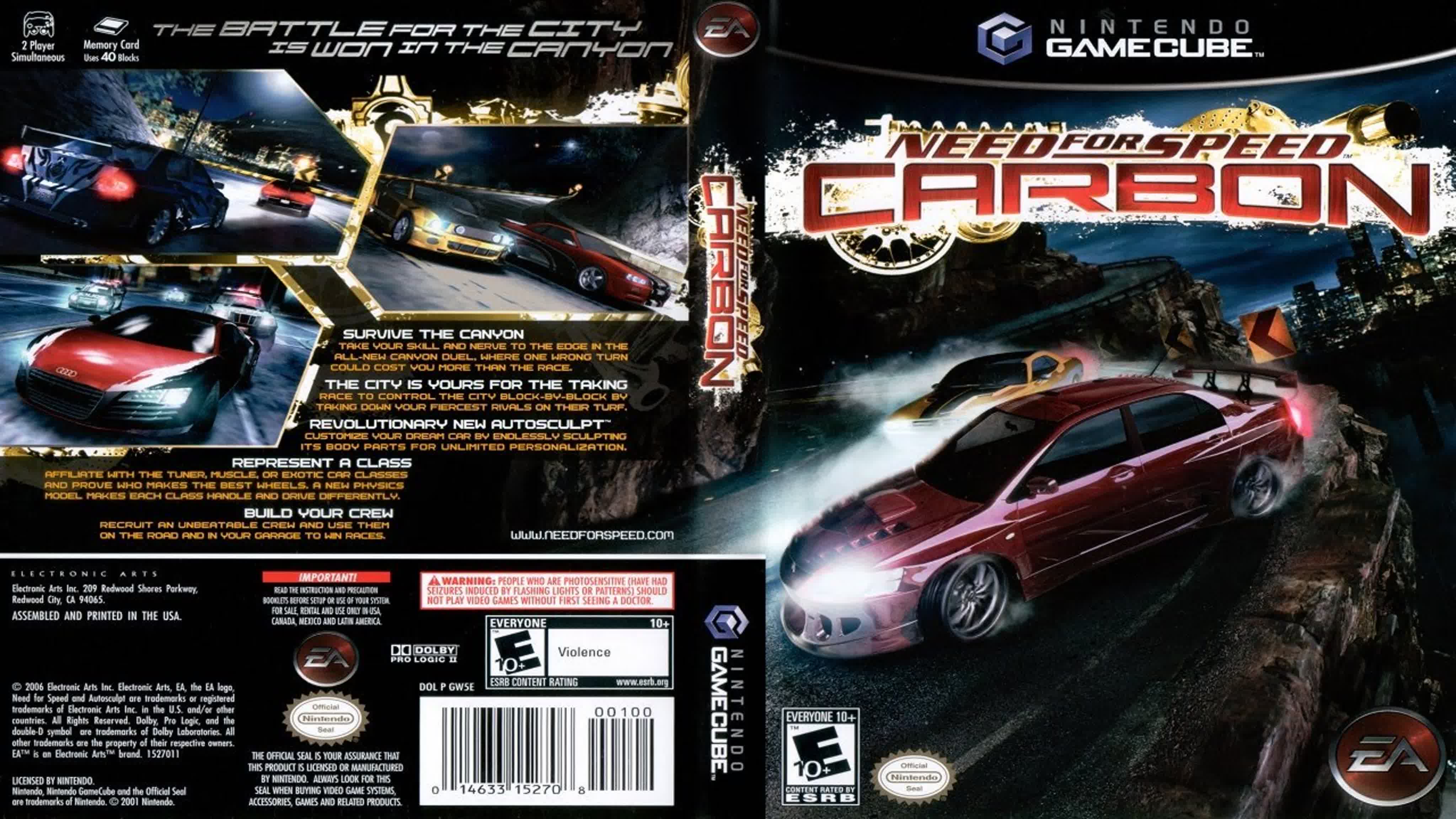 NEED FOR SPEED:CARBON