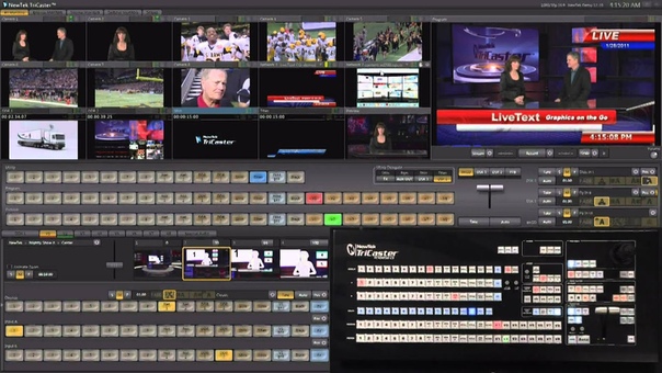 TV , Видеомикшер .Vision mixer  ,  микшерному пульту  , ПТС: Видеооборудование