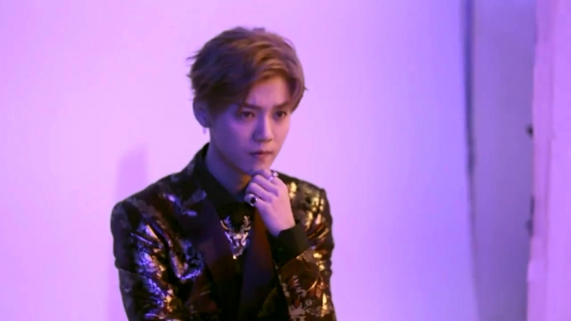Luhan~photoshoot~bts