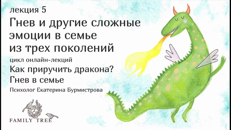 Цикл лекций Гнев в семье