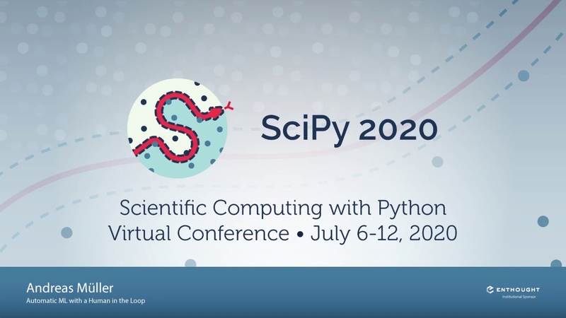 SciPy 2020 Machine Learning