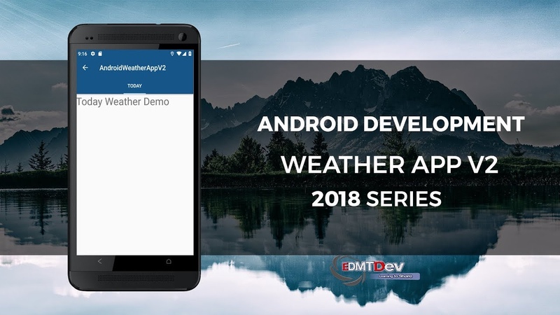 Android Weather App 2018