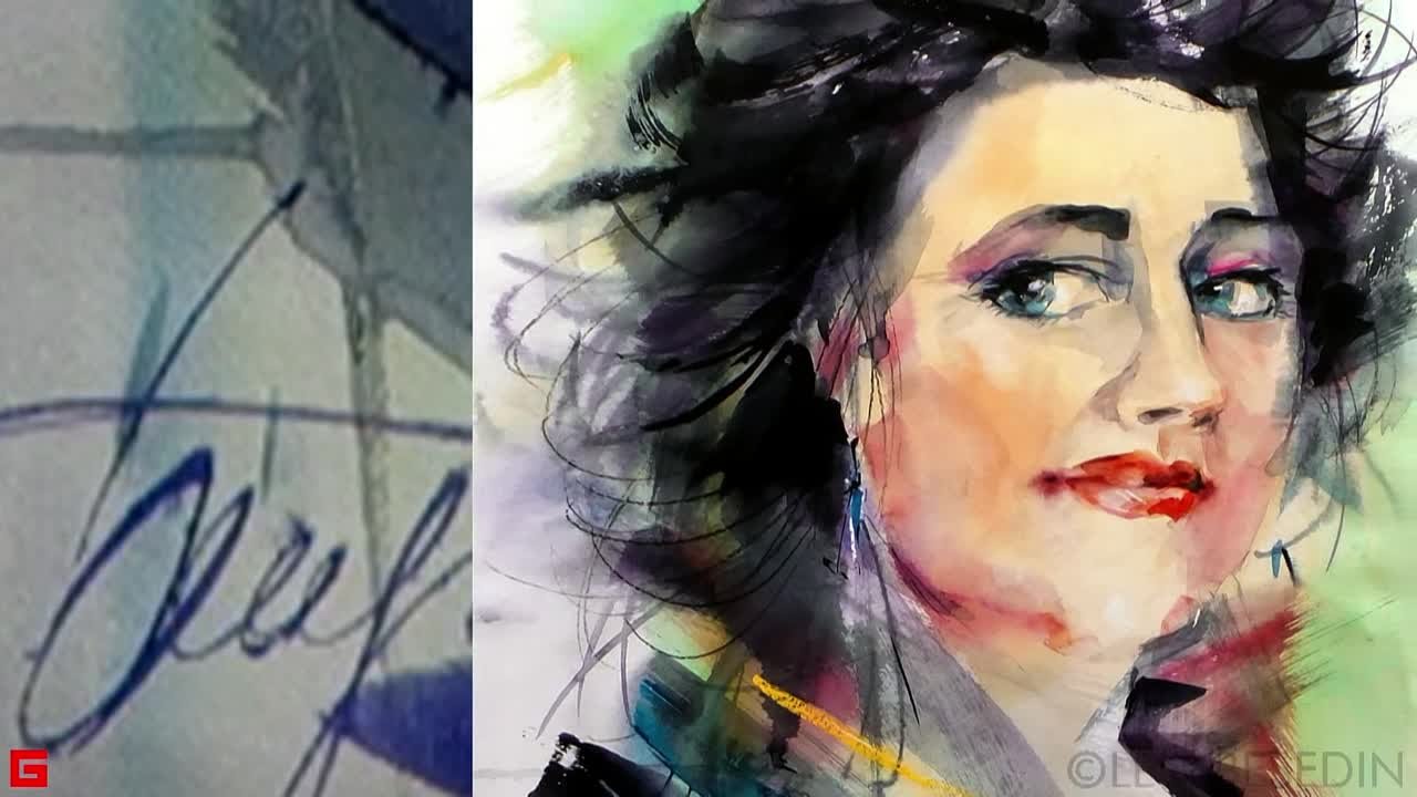 WATERCOLOR ALLA PRIMA IN REAL TIME artist Oleg Besedin. Честная АКВАРЕЛЬ - Аля Прима © Беседин