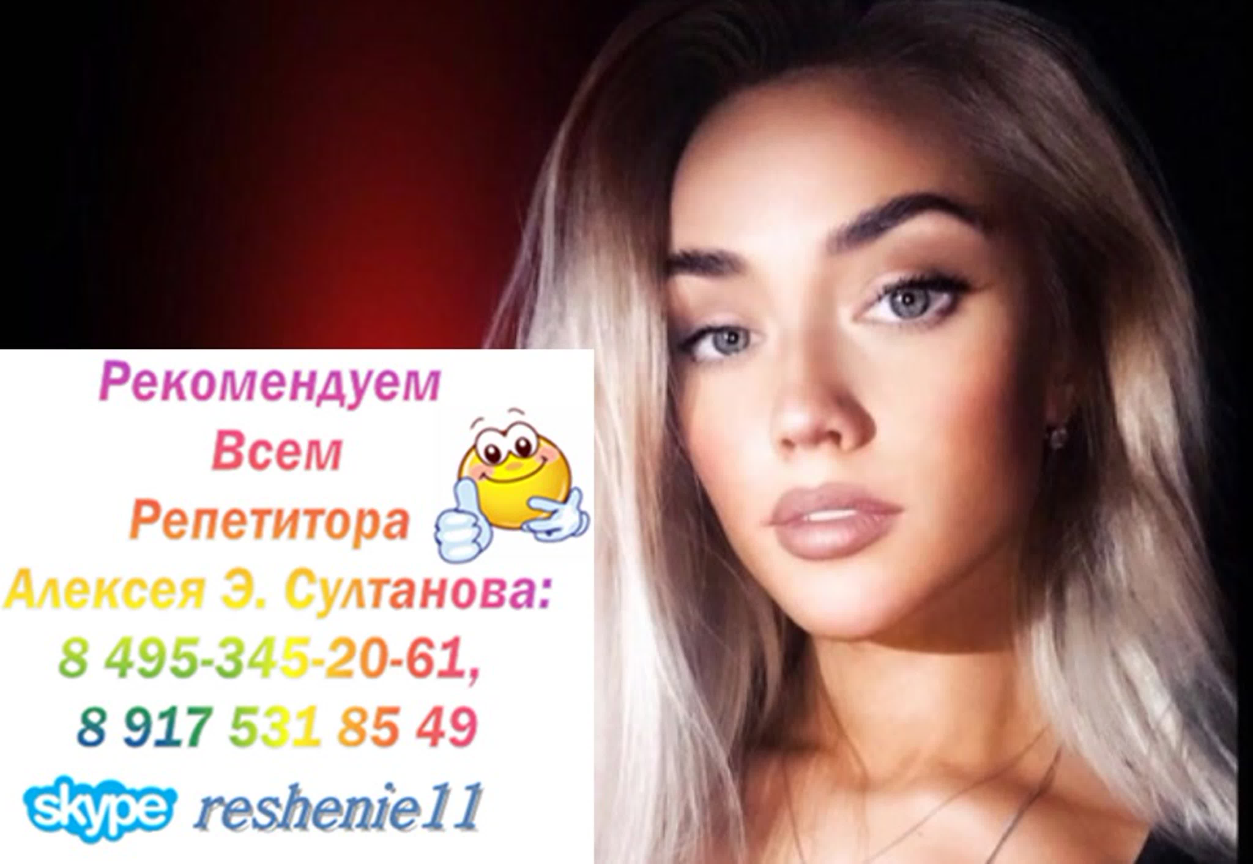 Занятия с репетитором по Skype