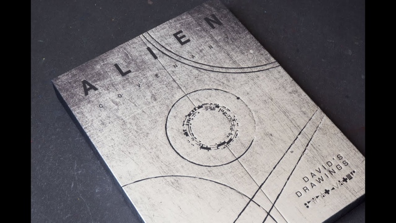 Alien Covenant: David’s Drawings (book flip)