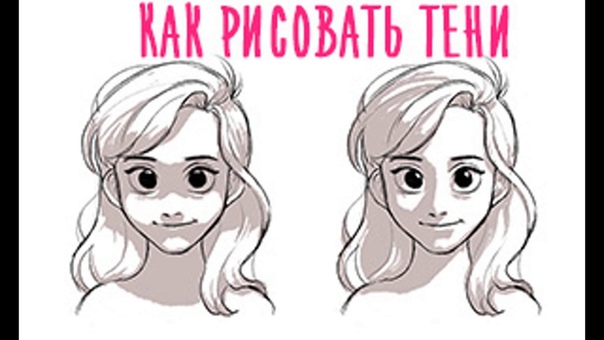Большой Самоучитель как рисовать тени на лице