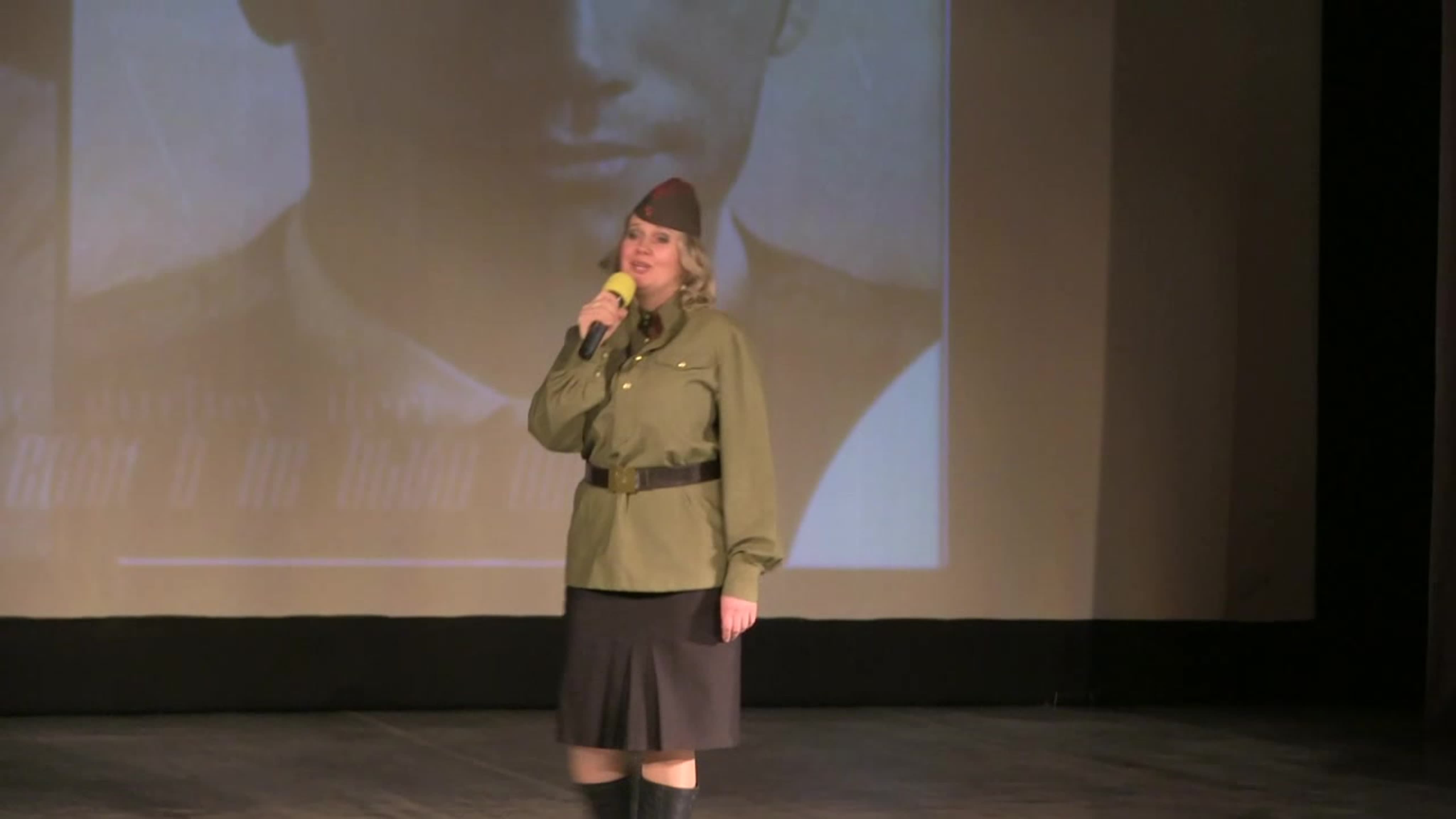 Видео " Если б не было войны" исп Ольга Цехановская-Солдатенко из сольного концерта ко Дню ветеранов МВД и 9 Мая в ДК ГУ МВД по