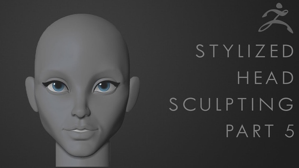 Скульптинг стилизованной головы в Zbrush (Danny Mac)