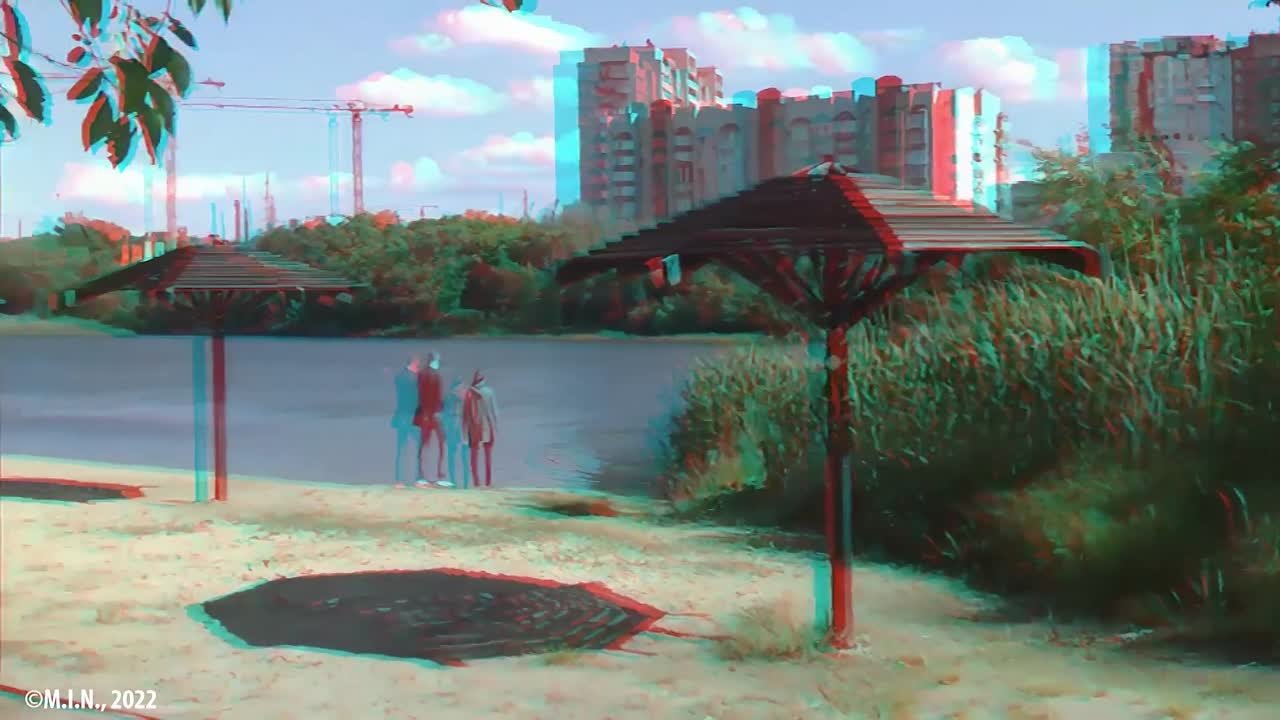 3D-видео. См. в анаглиф-очках