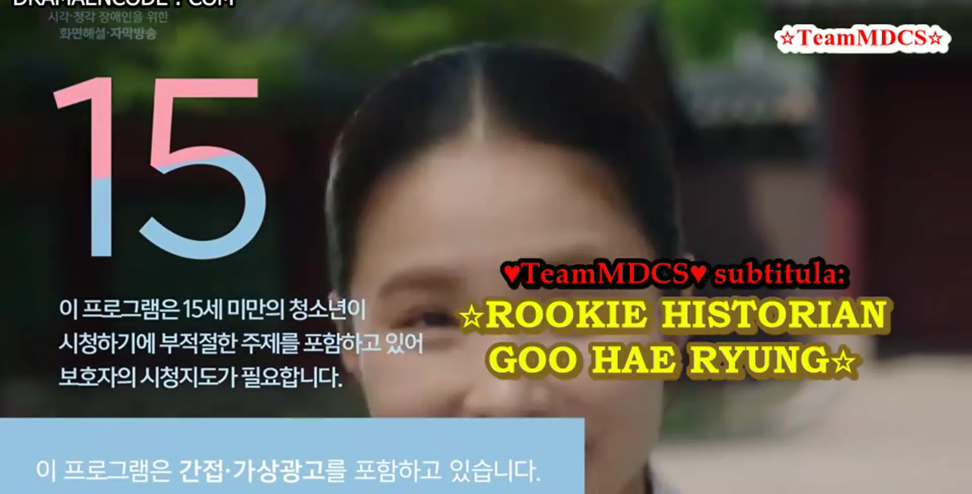 ROOKIE HISTORIAN GOO HAE RYUNG (FINALIZADO)