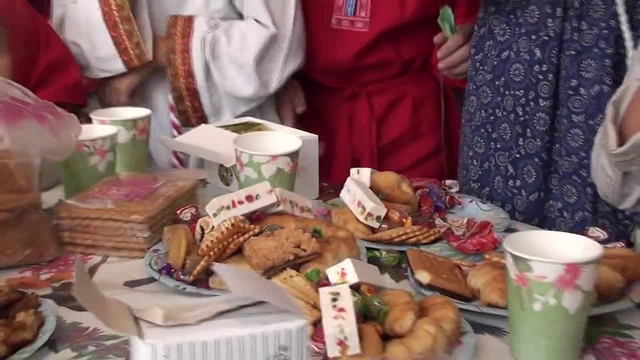 Праздник КАПУСТКИ ансамбль ОБЕРЕГ 05.10.2014 Дворец Творчества Юношества Воробьёвы Горы Москвы