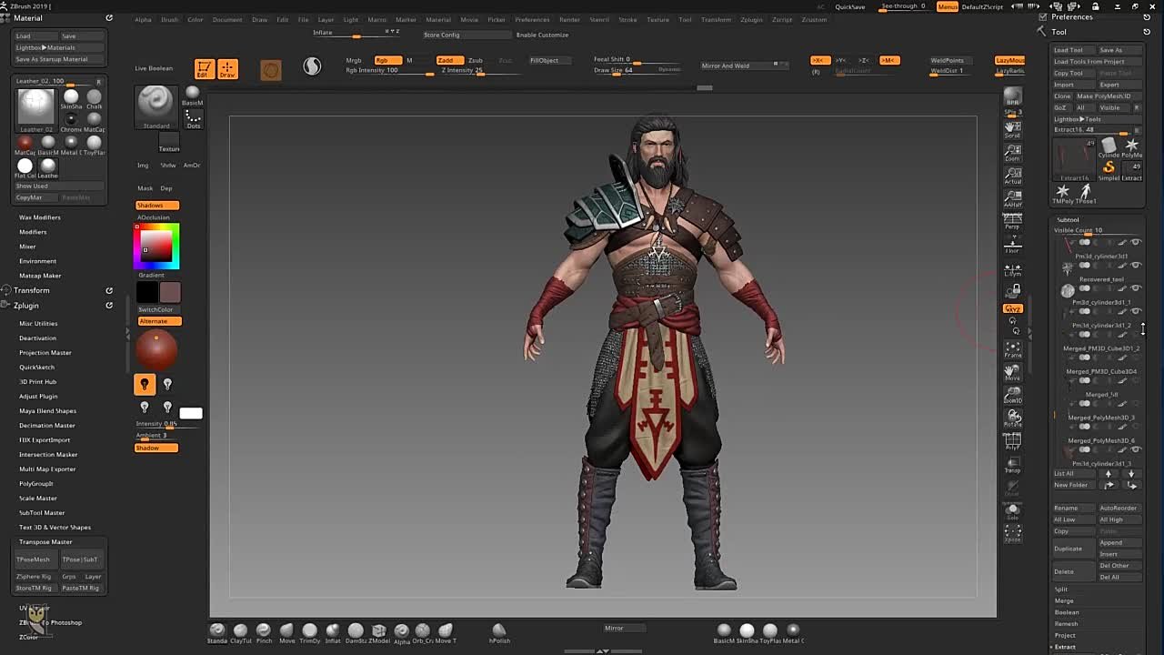 8 Udemy - Male Character Creation in Zbrush , Male Character Creation in Zbrush , Posing the character