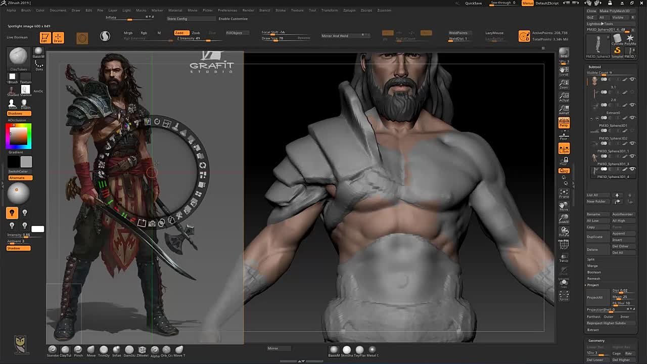 3 Udemy - Male Character Creation in Zbrush , Male Character Creation in Zbrush , 3d Sketch