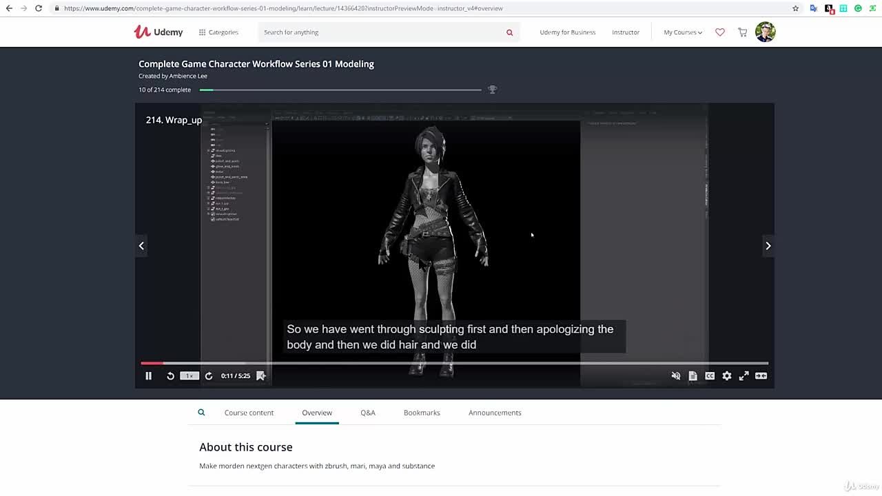 1 Udemy – Complete Game Character Workflow 01 and 02 , Complete Game Character Workflow 01 Character Modeling ,  Intro