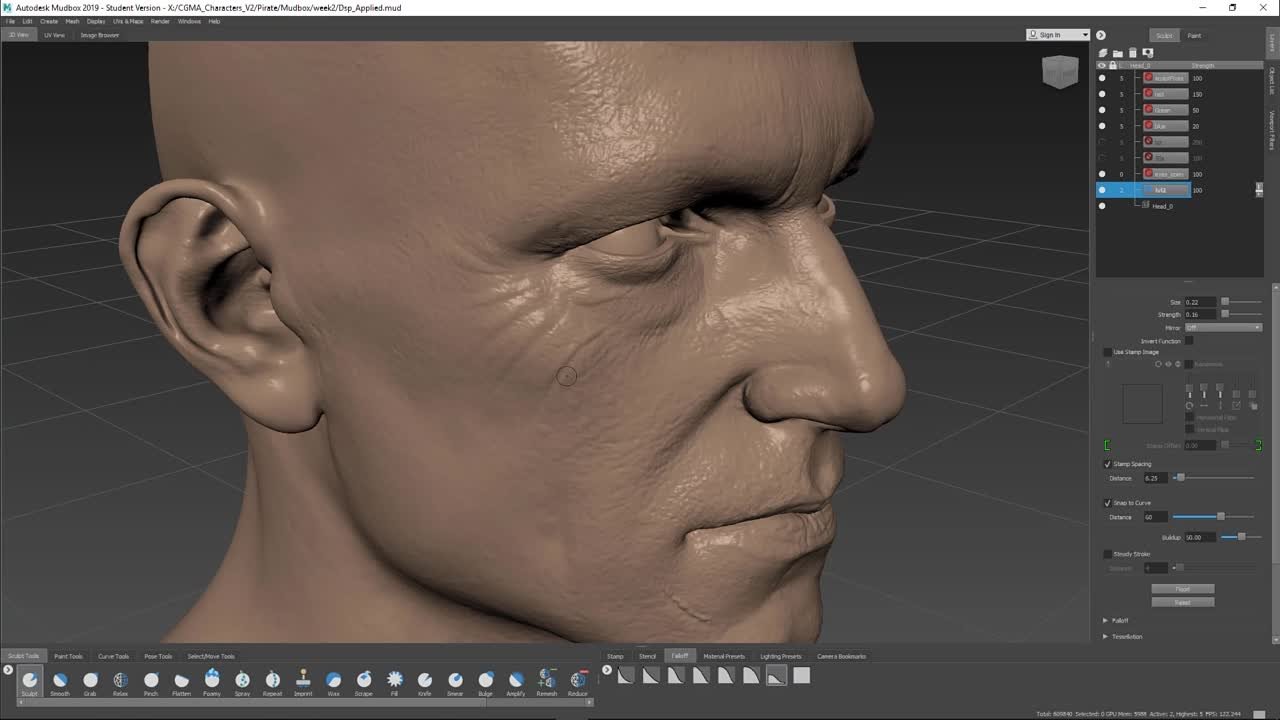 3 CGMA - Character Creation for Film-Cinematic , Week3