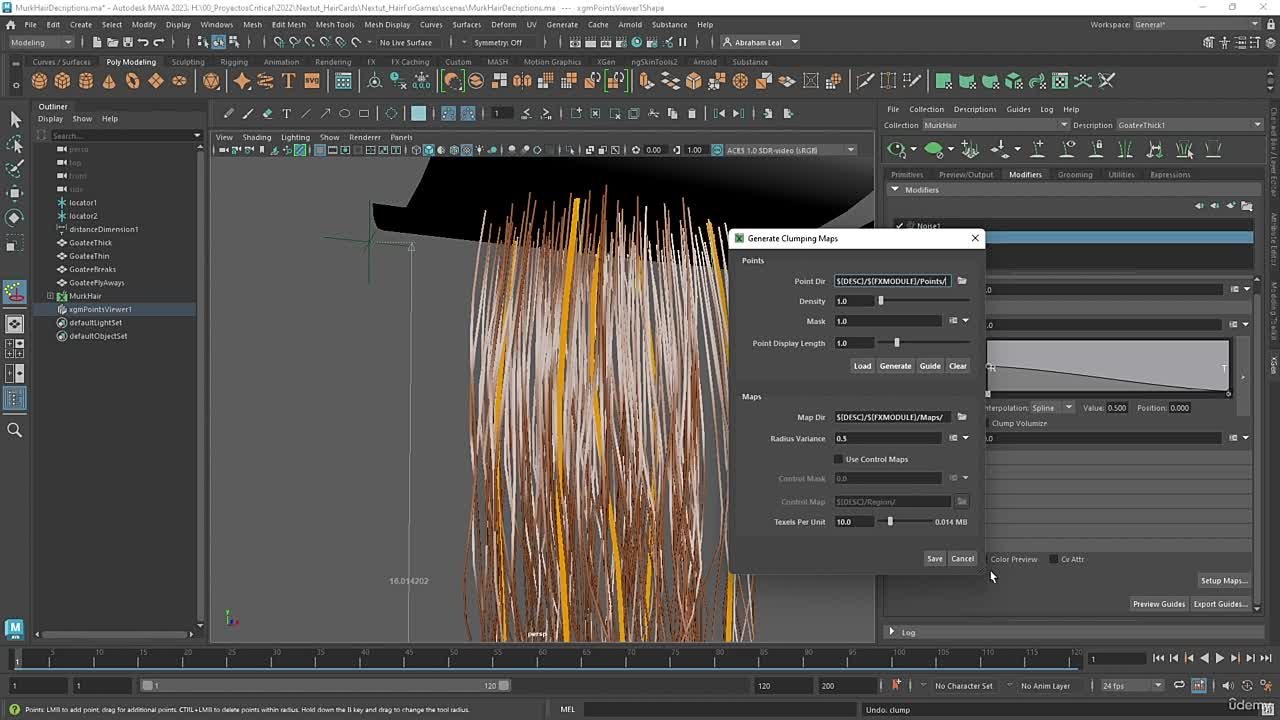 2 Udemy - Hair Creation for Game Character , Chapter 2 - Universal Hair Workflow